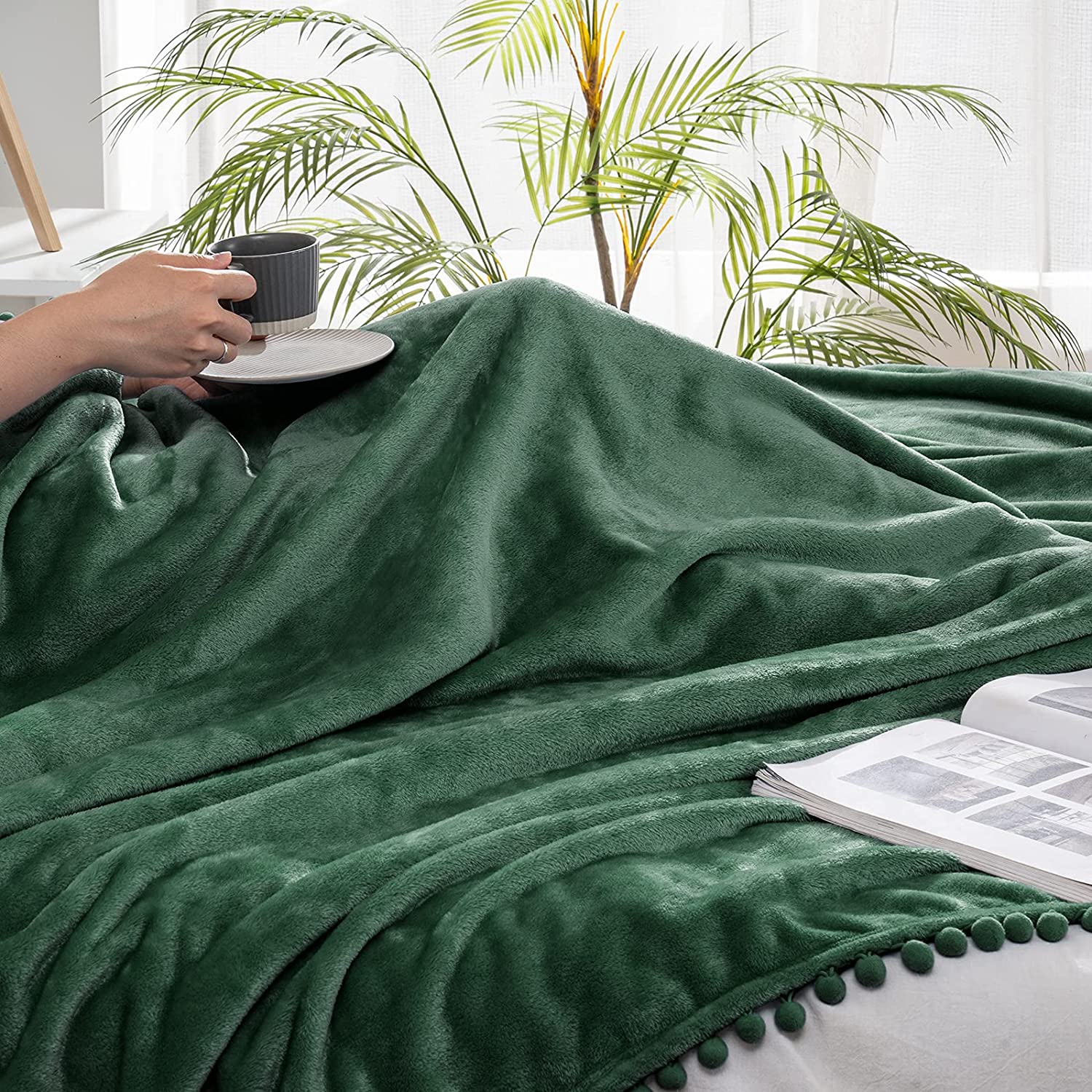 Celine blanket green best sale