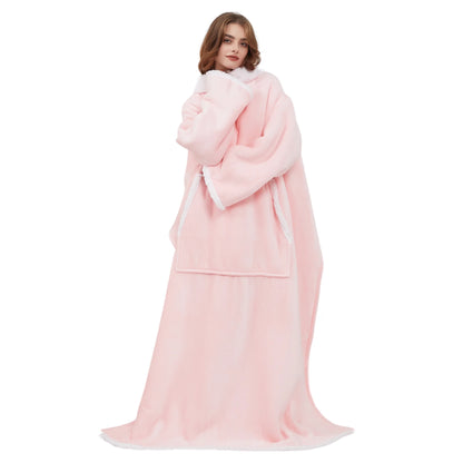 Plaid cocooning femme rose