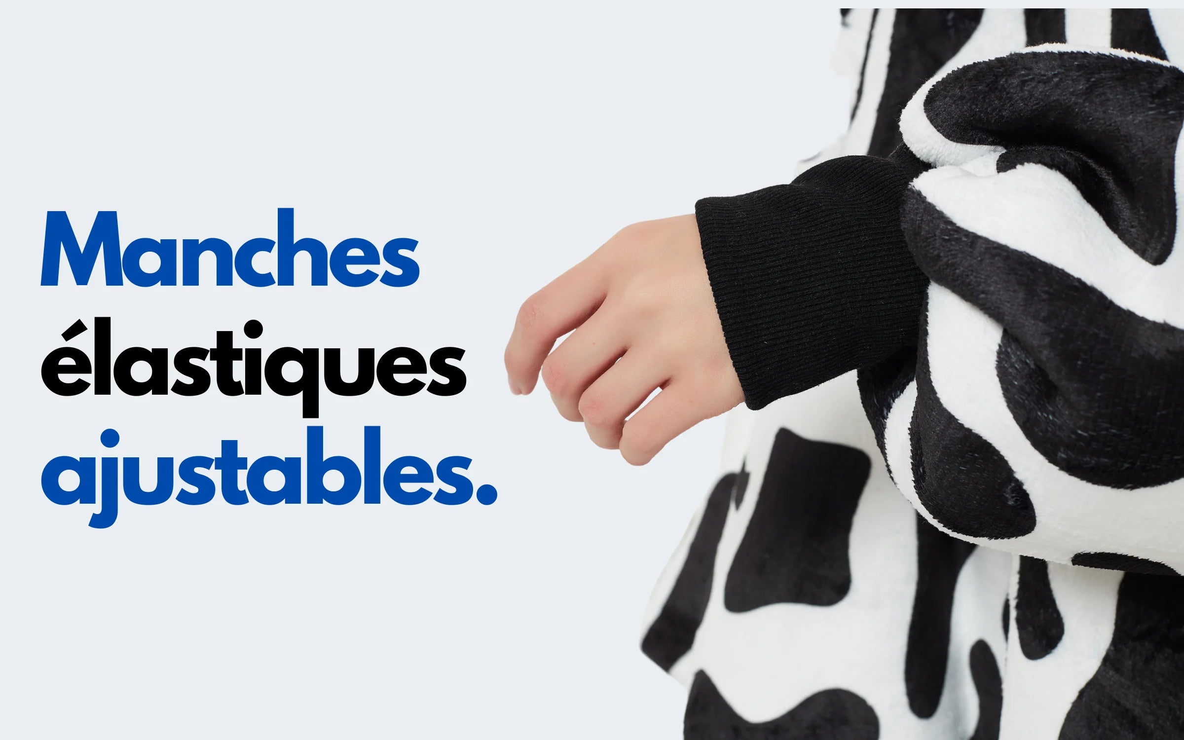 manches élastiques ajustables sweet plaid vache