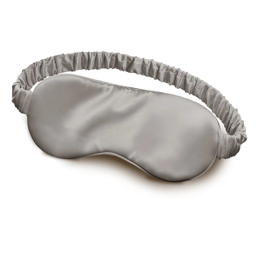masque de sommeil en soie gris