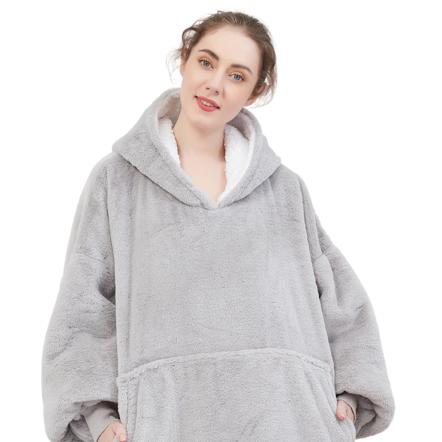 Femme Stand Prive Pull pilou oversize - gris gris