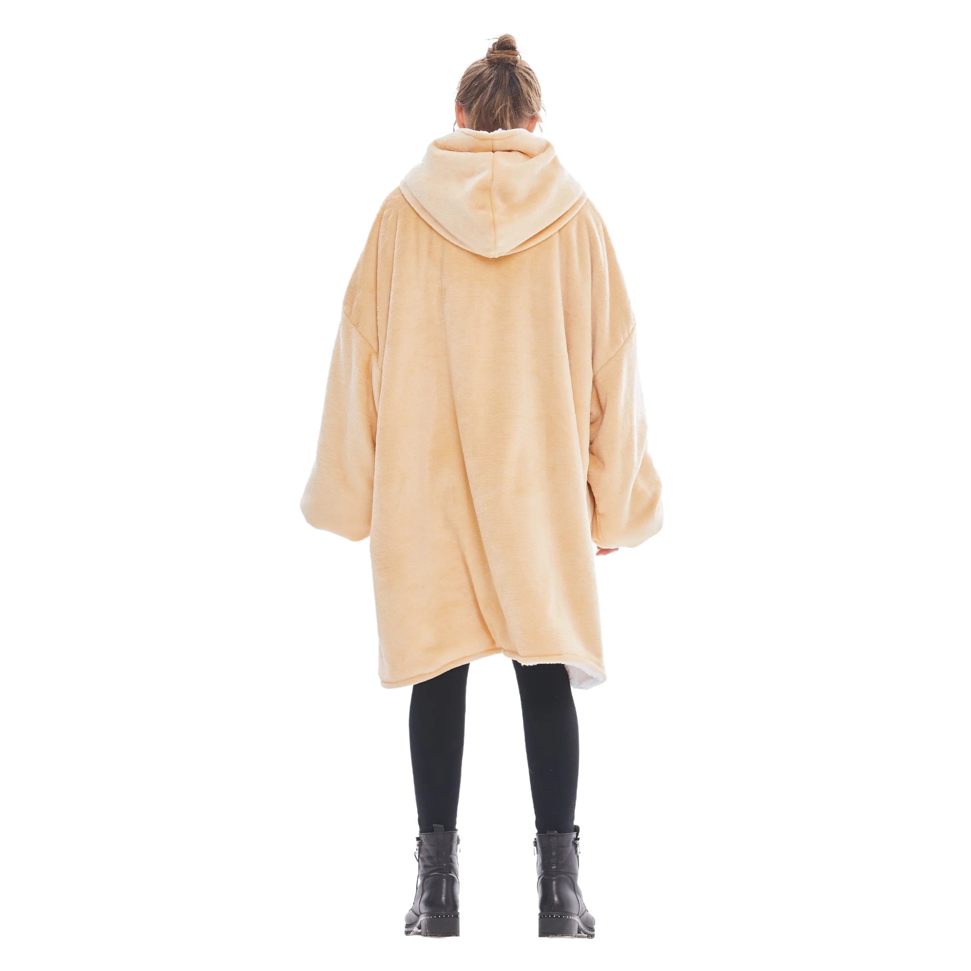 plaid à capuche jaune The Oversized Hoodie