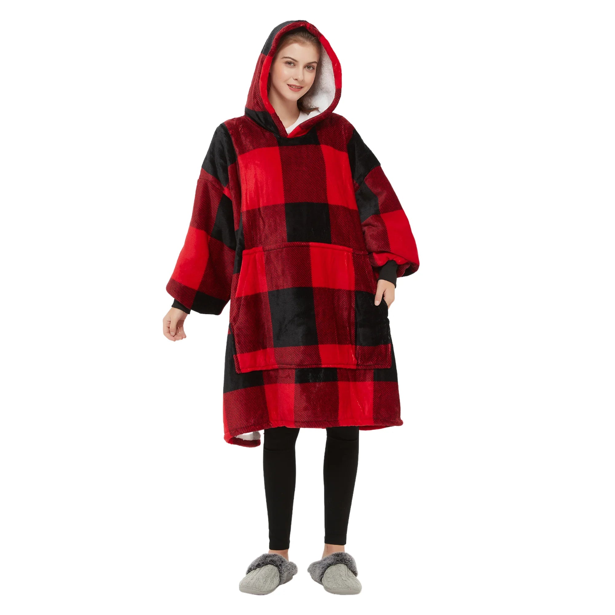 plaid pull écossais The Oversized Hoodie