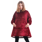 plaid sweat enfant rouge The Oversized Hoodie