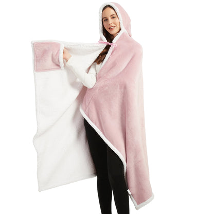 poncho femme rose pastel The Oversized Hoodie