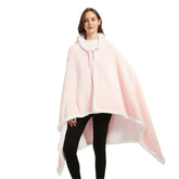 poncho polaire femme rose The Oversized Hoodie