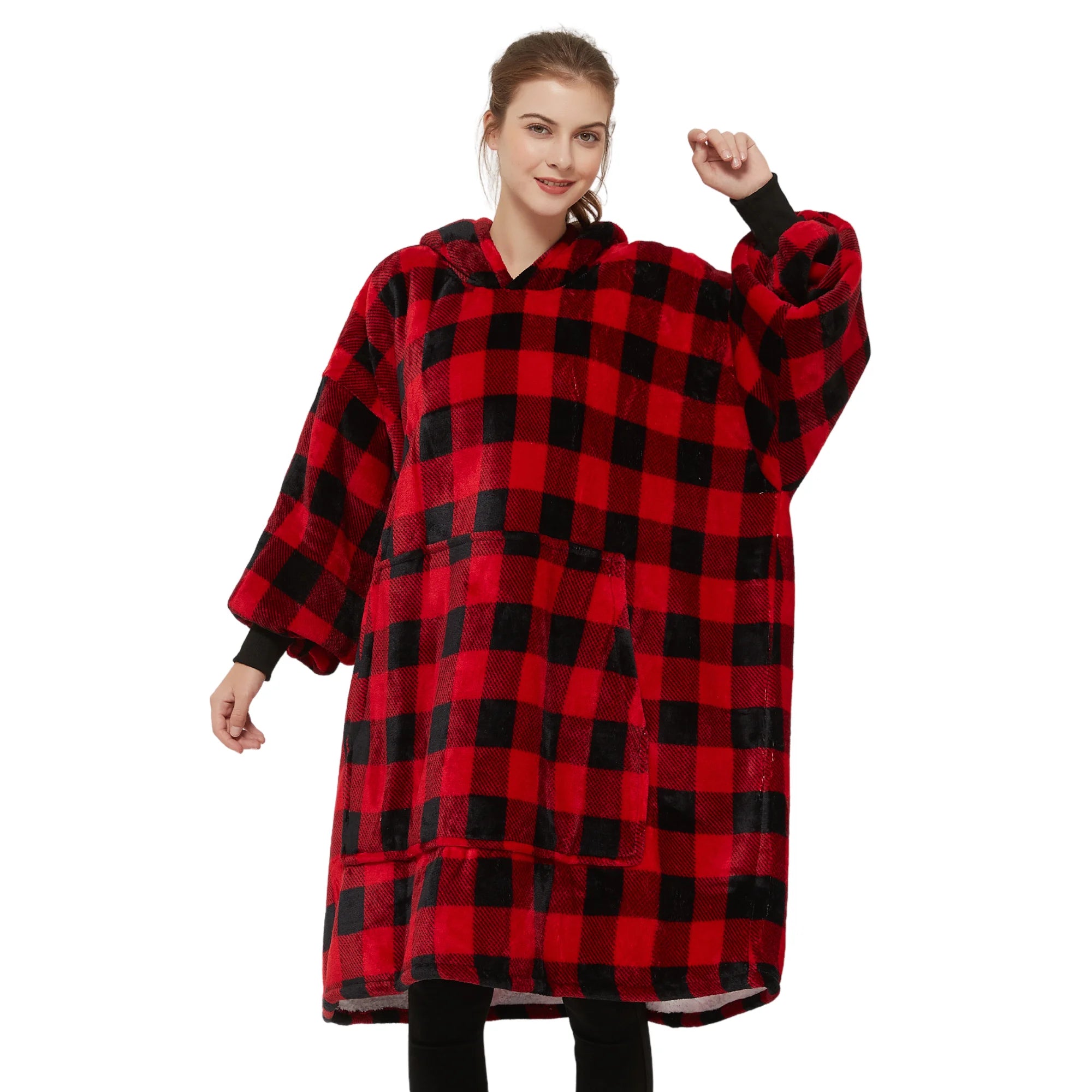 pull plaid tartan The Oversized Hoodie