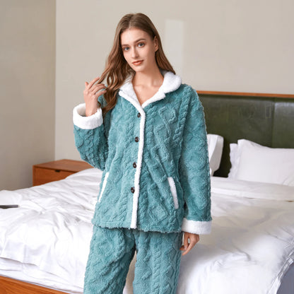 pyjama pilou pilou femme turquoise