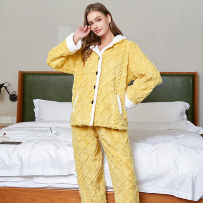 pyjama pilou pilou jaune