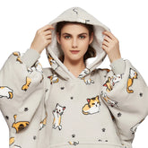 sweat à capuche chat femme