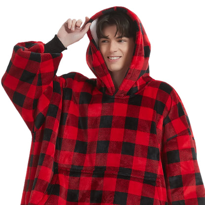 sweat à capuche homme tartan écossais The Oversized Hoodie