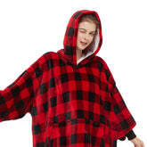 sweat à capuche tartan The Oversized Hoodie