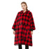 sweat plaid tartan The Oversized Hoodie