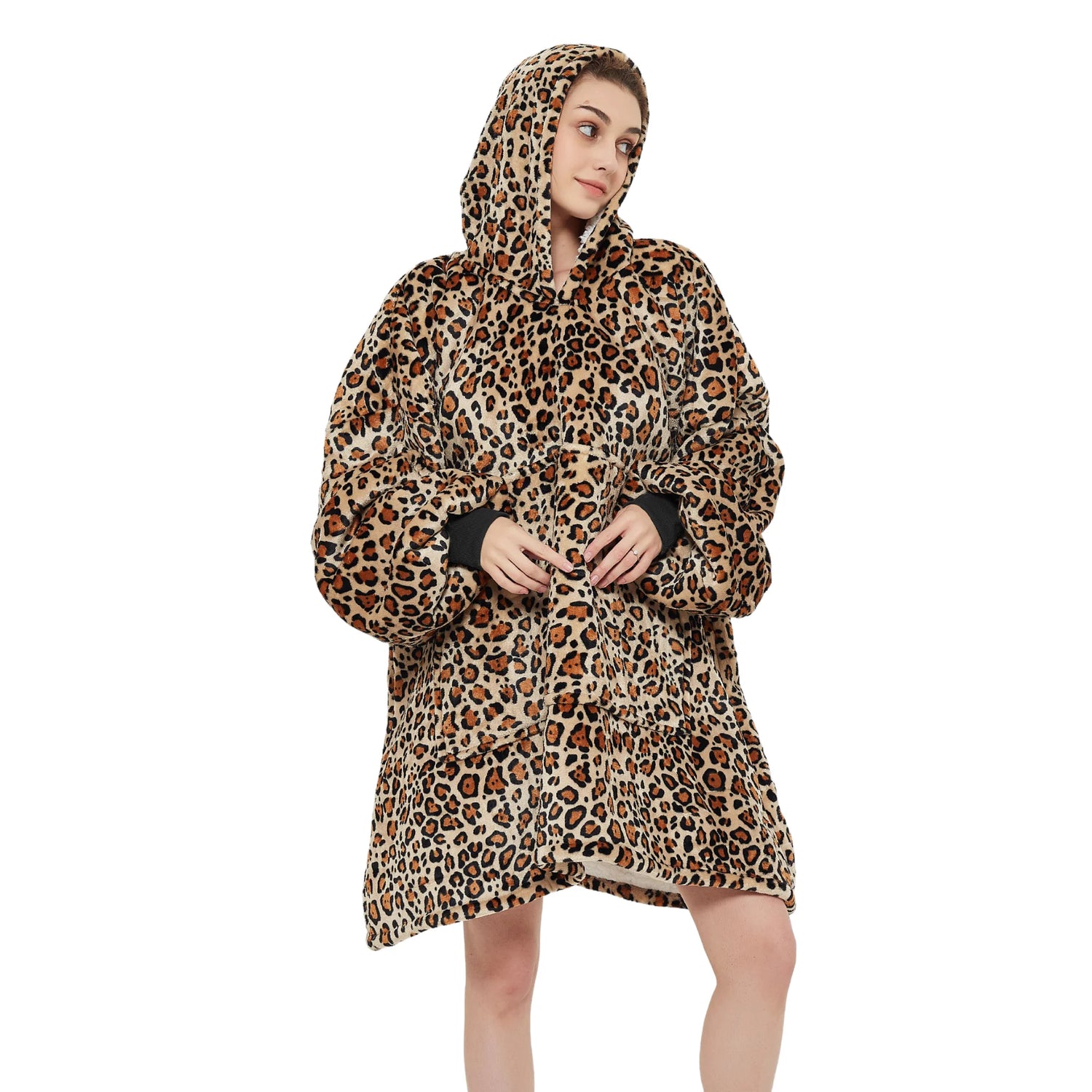 plaid sweat léopard femme 