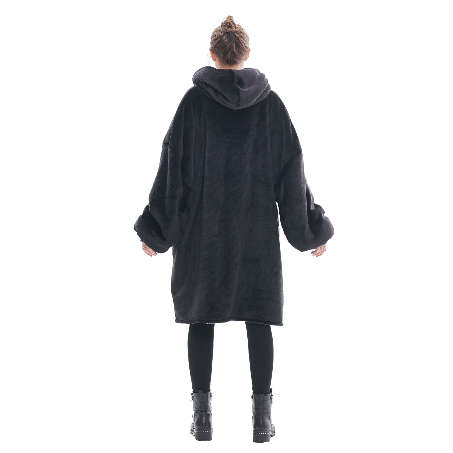 Harry Potter Pull Plaid Femme Homme - Sweat Oversized en Polaire (Noir,  Taille Unique) : : Mode