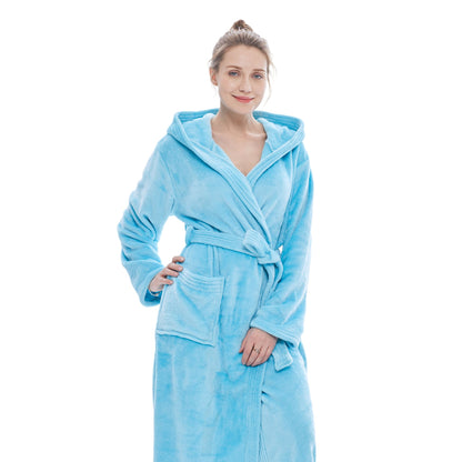 Robe de chambre femme bleu azur The Oversized Hoodie