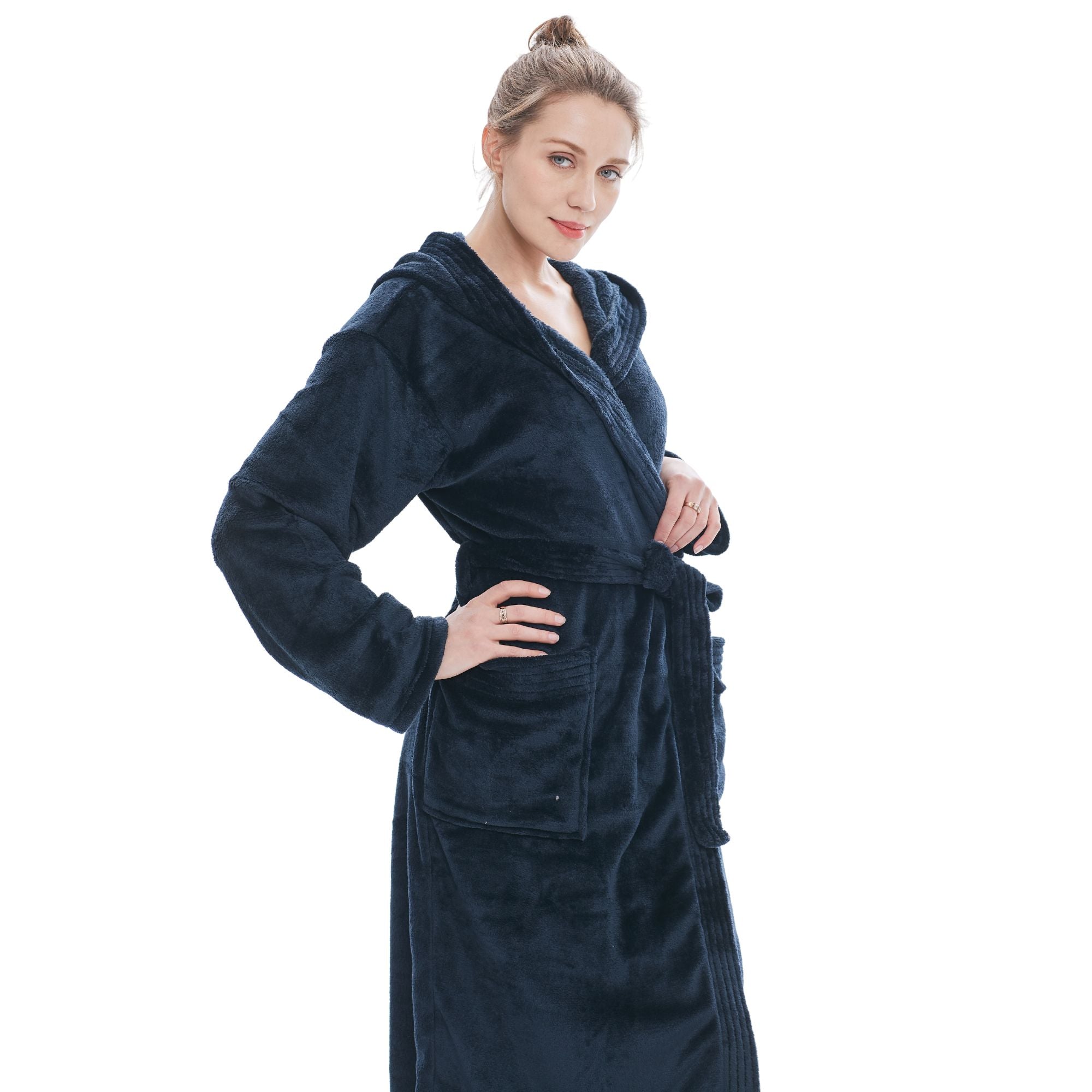 Robe de chambre femme bleu marine The Oversized Hoodie