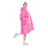 The Oversized Hoodie® femme doux confortable chaud violet fuchsia 