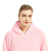 The Oversized Hoodie® femme long géant XL rose 