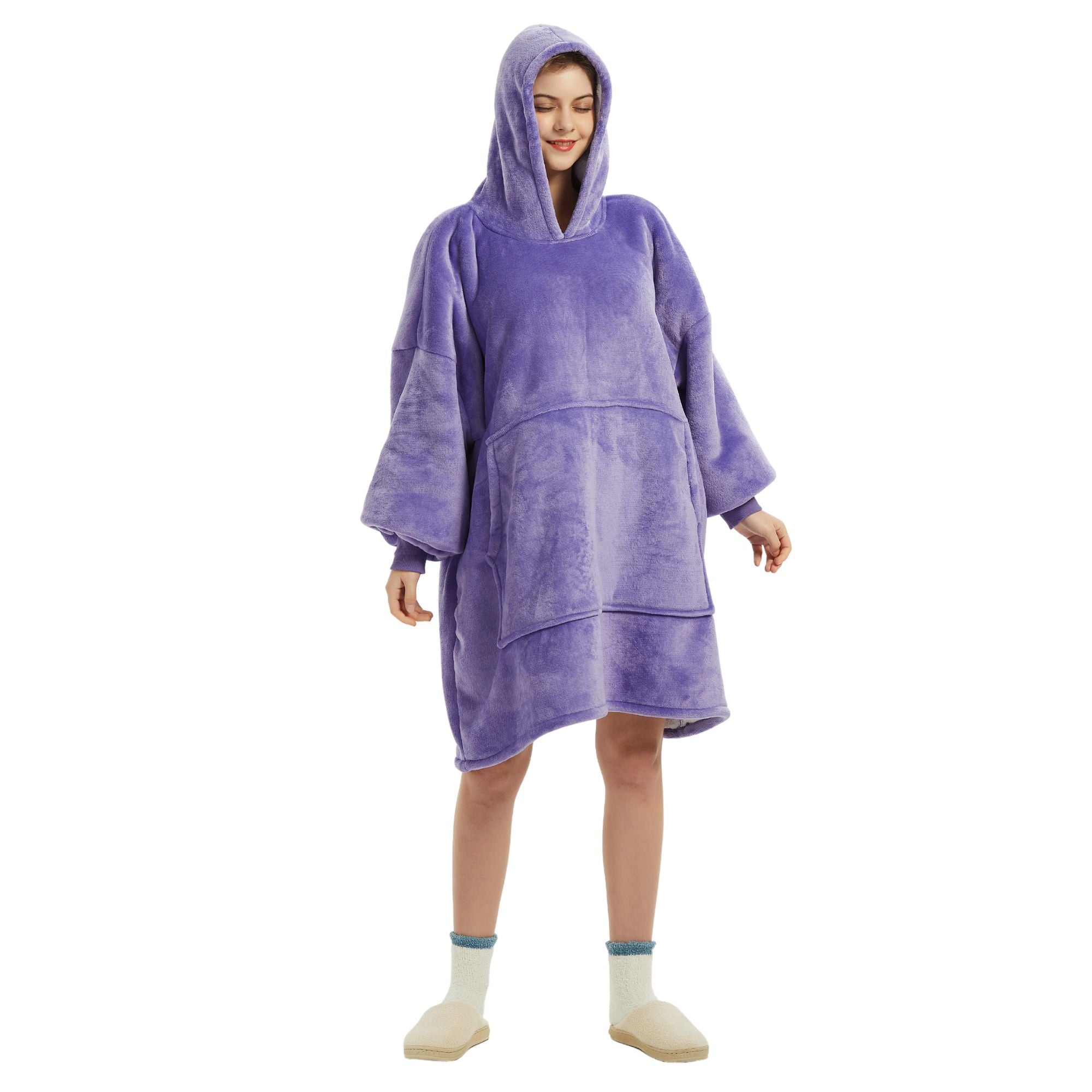 The Oversized Hoodie® purple soft cosy comfy sweet 