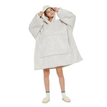 The Oversized Hoodie® silver soft cosy comfy sweet 