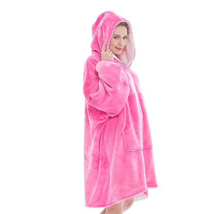 The Oversized Hoodie® woman best quality in the world fuchsia 