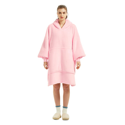 The Oversized Hoodie® woman giant large size long XL XXL thick pink 